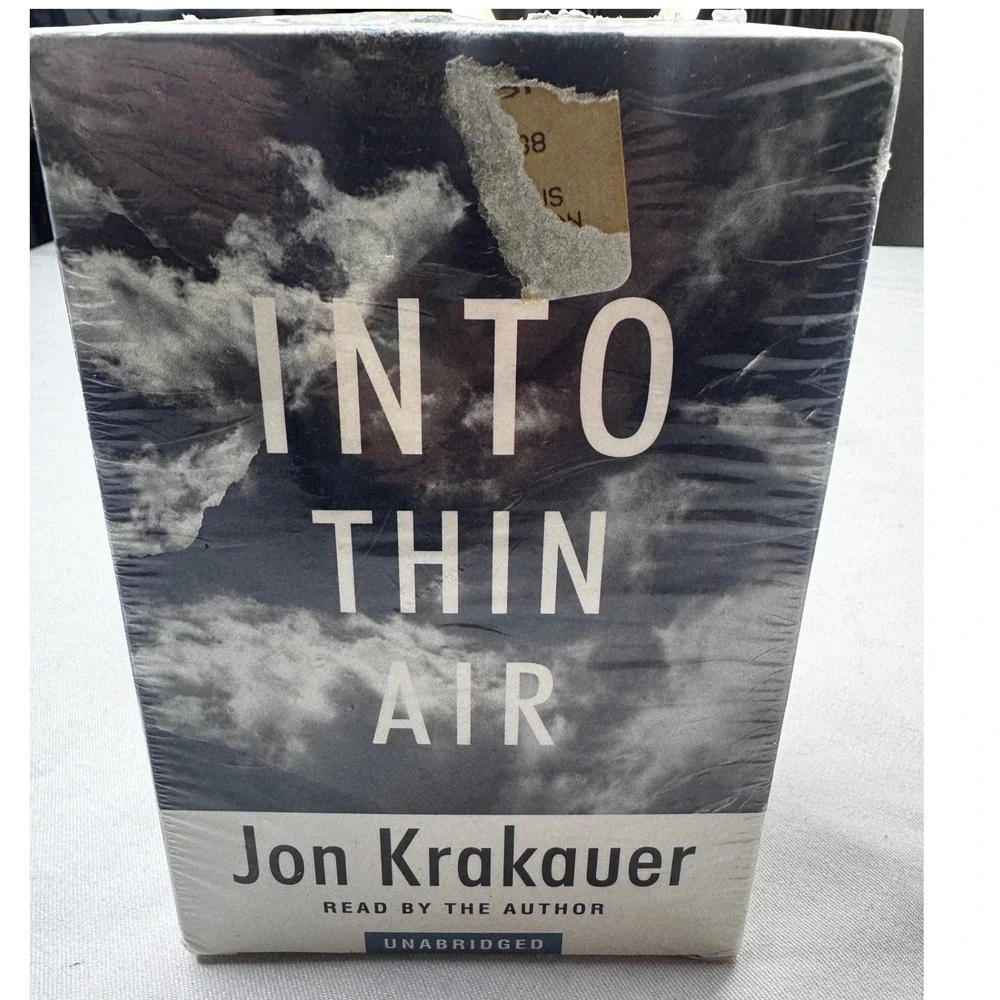 Into Thin Air Jon Krakauer Unabridged Audio Book 6 Cassettes BDD Audio 1998 NEW - Picture 1 of 7